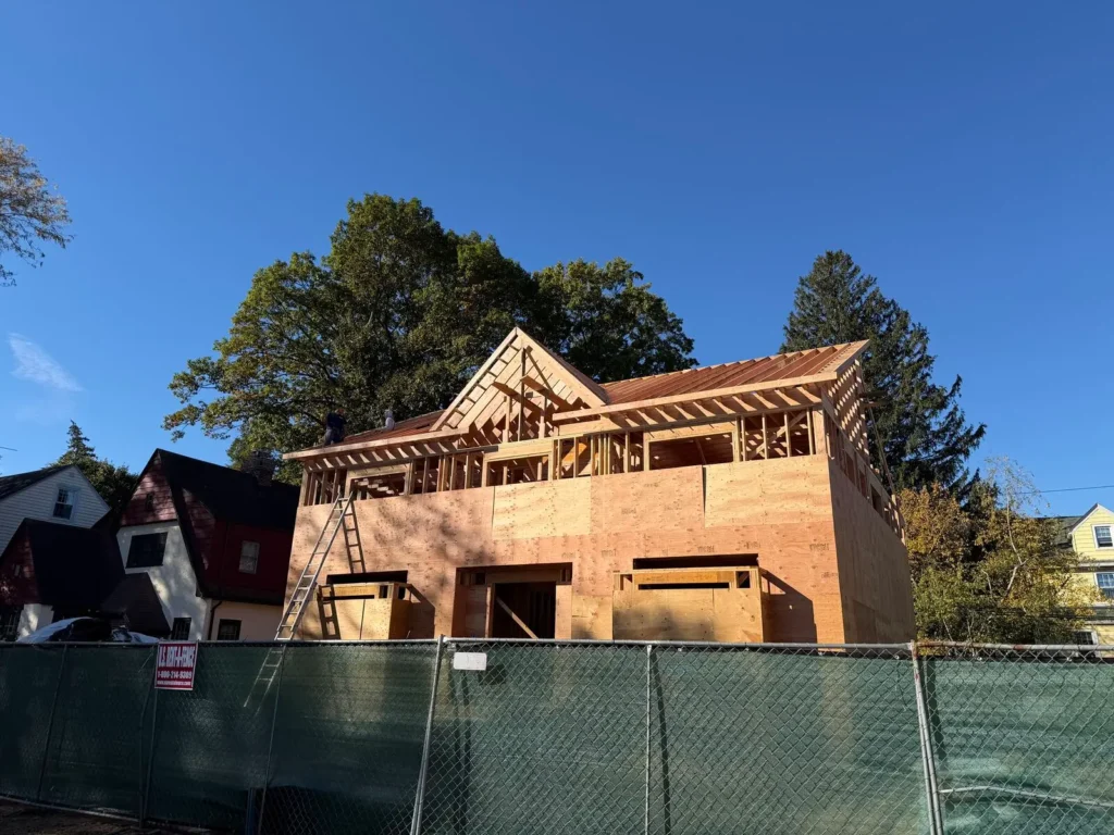Custom Colonial Build before