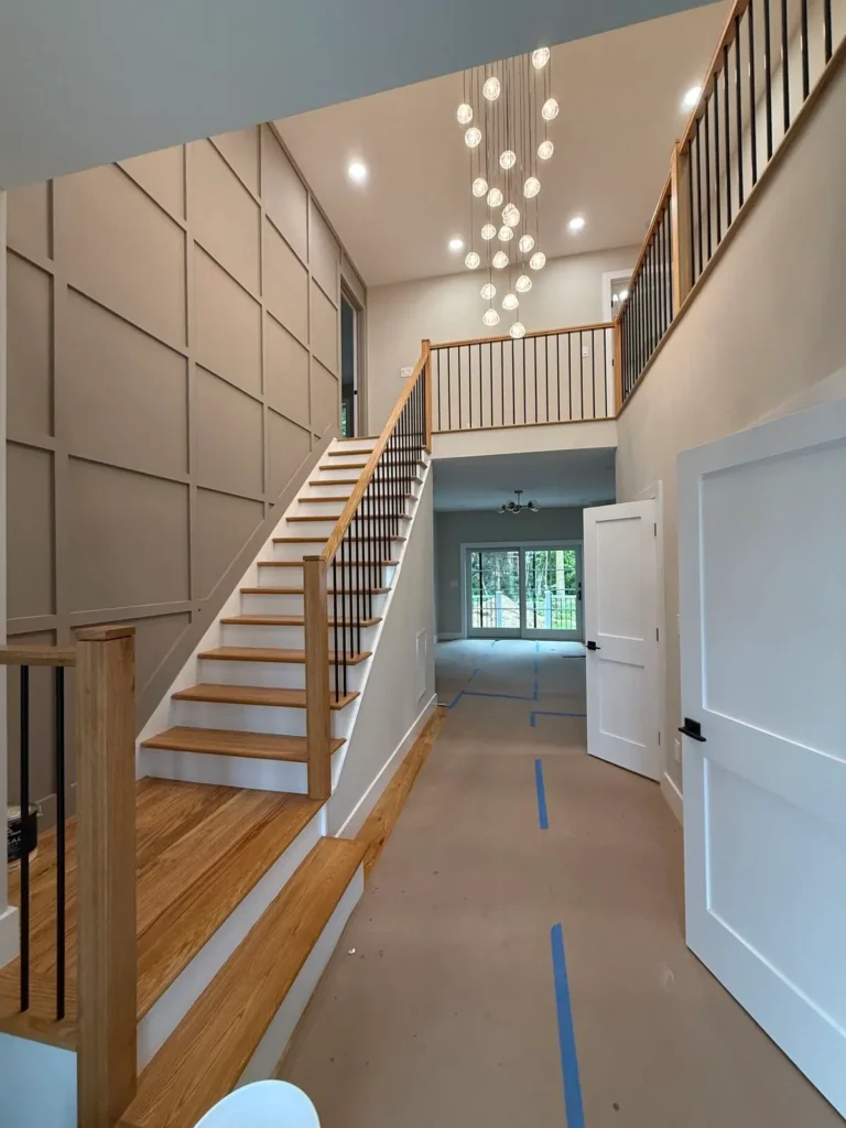 Staircase remodel by C&S of Long Island