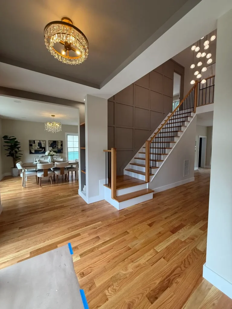 Living & Staircase remodel by C&S of Long Island