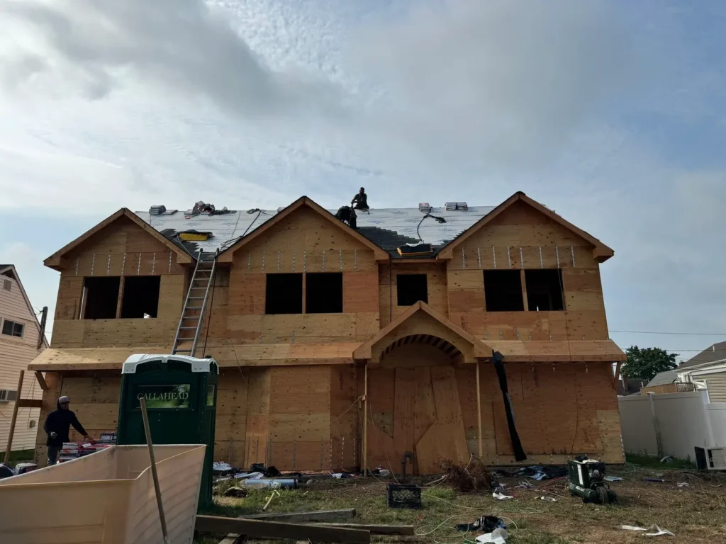 New Home Construction before