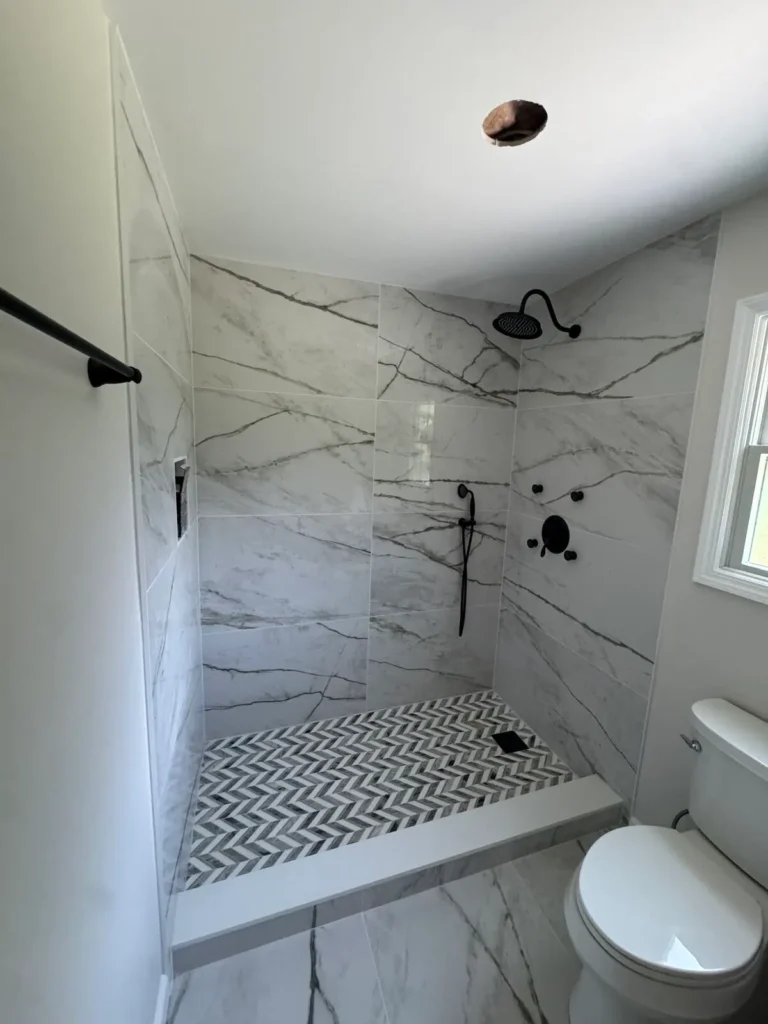 Walk-In Shower remodel by C&S of Long Island